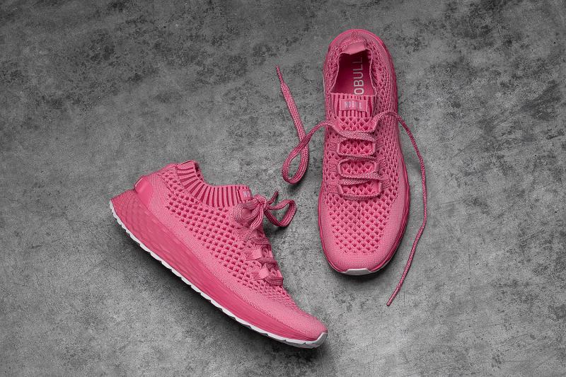 Women's Nobull Bright Knit Running Shoes Light / Pink | SG Z2721U